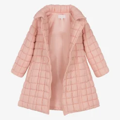 Patachou Coats & Jackets*Girls Pink Quilted Coat