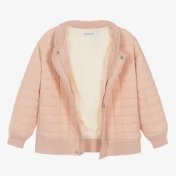 Calvin Klein Coats & Jackets*Girls Pink Quilted Jacket