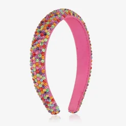 Tutu du Monde Gifts|Hair Accessories*Girls Pink Rainbow Bead Hairband