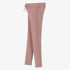 Mayoral Leggings*Girls Pink Ribbed Viscose Leggings
