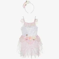 Dress Up by Design Costumes*Girls Pink Rose Fairy Costume