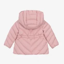 Moncler Enfant Coats & Jackets*Girls Pink Sanaa Hooded Down Coat