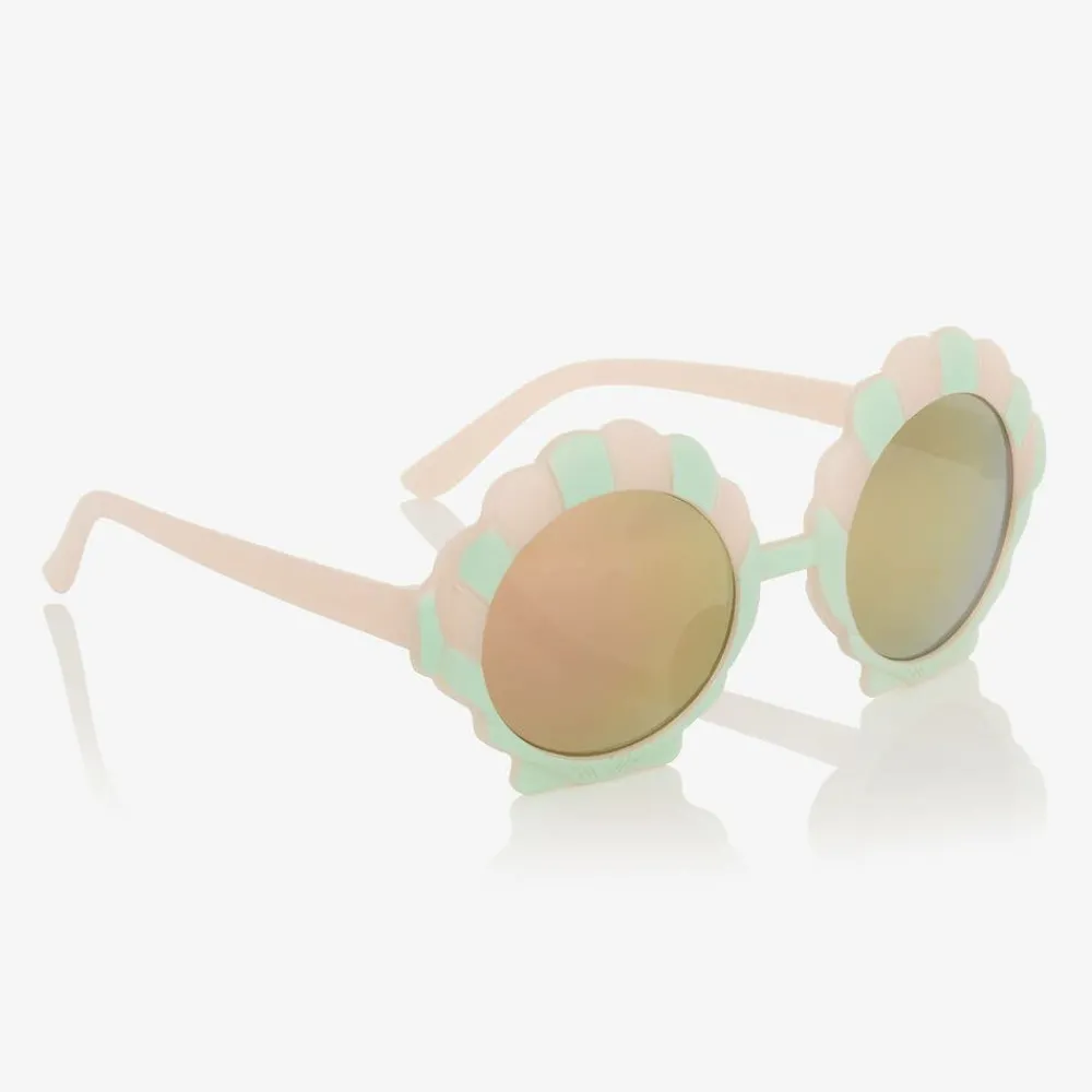 Molo Clothing Accessories*Girls Pink Seashell Sunglasses (UVA/UVB) PalePink