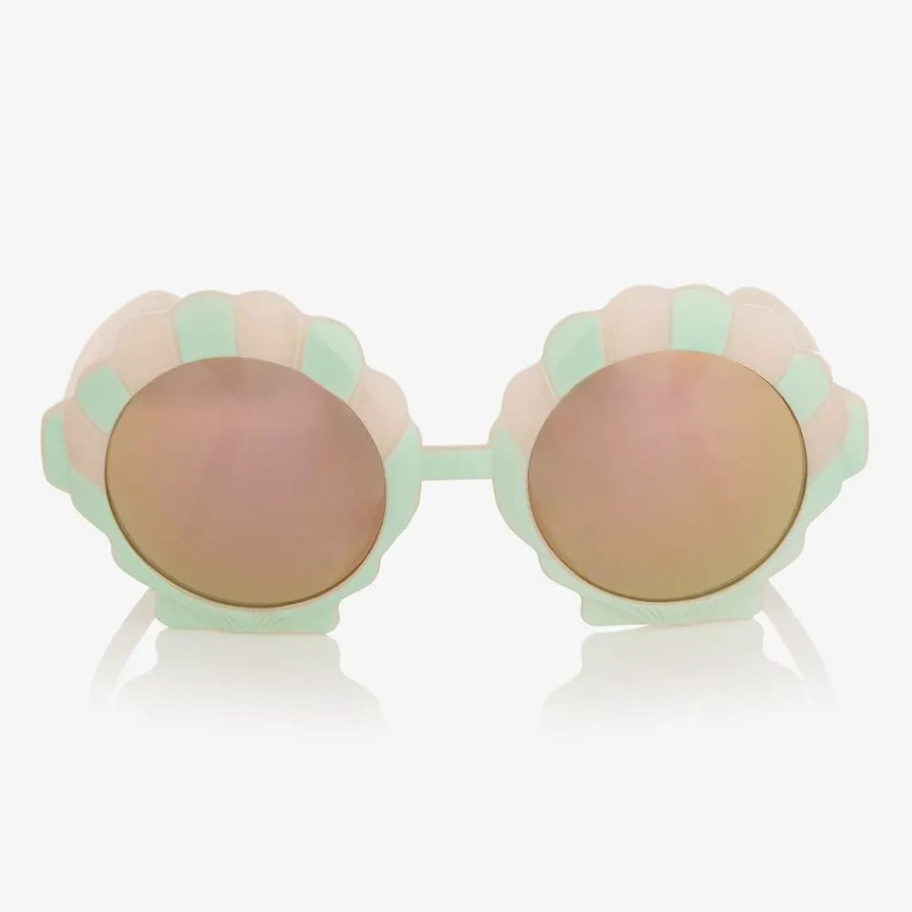 Molo Clothing Accessories*Girls Pink Seashell Sunglasses (UVA/UVB) PalePink