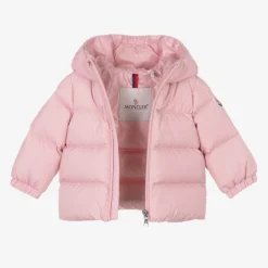 Moncler Enfant Coats & Jackets*Girls Pink Sharon Down Puffer Coat