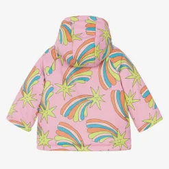 Stella McCartney Kids Coats & Jackets*Girls Pink Shooting Star Hooded Coat