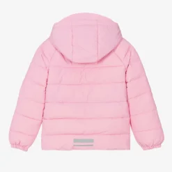 Mitty James Coats & Jackets*Girls Pink Showerproof Puffer Coat