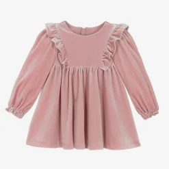 Abel amp; Lula Dresses|Dresses*Girls Pink Sparkly Velour Dress