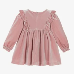 Abel amp; Lula Dresses|Dresses*Girls Pink Sparkly Velour Dress