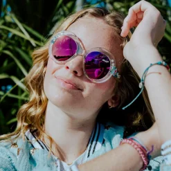 Bling2o Clothing Accessories*Girls Pink Sprinkle Sunglasses (UVA/UVB)