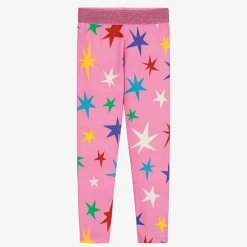 Stella McCartney Kids Leggings*Girls Pink Star Print Leggings