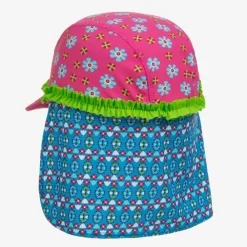 Playshoes Swimwear*Girls Pink Sun Protective Swim Hat (UPF50+)