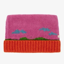 Gucci Hats*Girls Pink Sunset Chenille Knit Hat