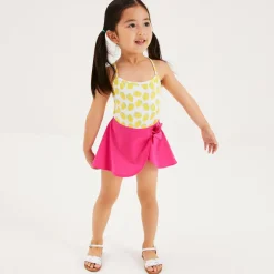 Mitty James Swimwear*Girls Pink Swim Skirt (UPF 50+)