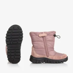 Falcotto by Naturino Snow Boots|Snow Boots*Girls Pink Teddy Bear Snow Boots