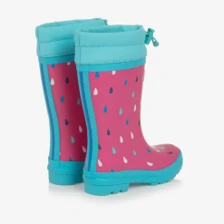 Hatley Rain Boots|Rain Boots*Girls Pink Tiny Drops Rain Boots