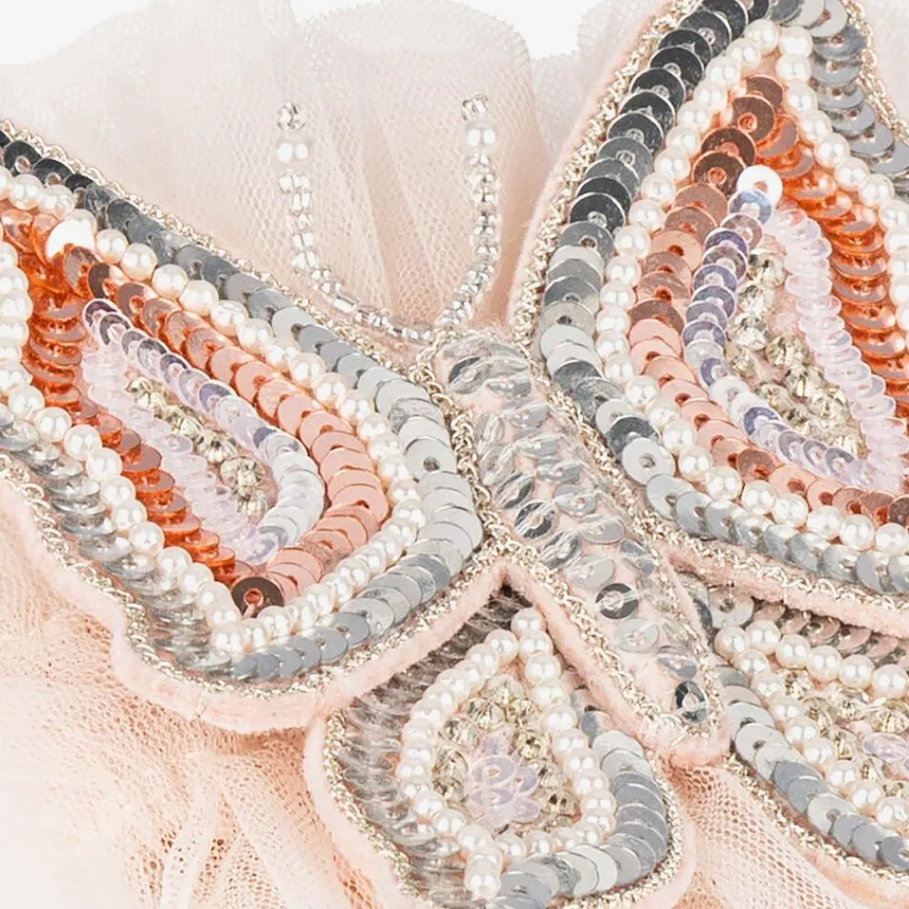 Tutu du Monde Jewellery*Girls Pink Tulle Butterfly Bracelet