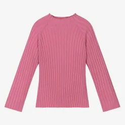 Mayoral Tops*Girls Pink Turtle Neck Top