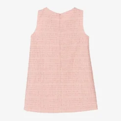 Versace Dresses*Girls Pink Tweed Dress