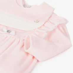 Paz Rodríguez Gifts|Babysuits*Girls Pink Velour Babysuit Set