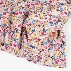 Il Gufo Tops*Girls Pink Viscose Floral Blouse