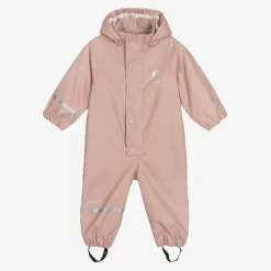 CeLaVi Coats & Jackets*Girls Pink Waterproof Rainsuit