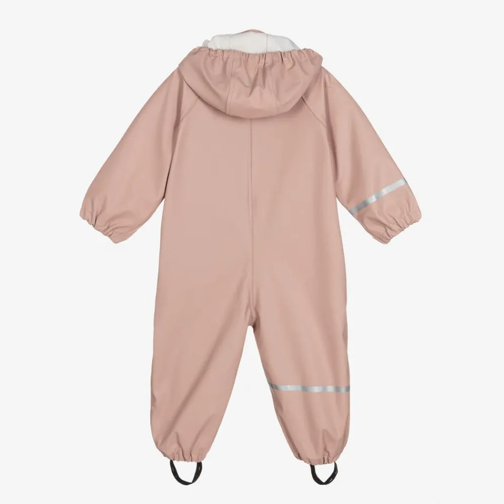 CeLaVi Coats & Jackets*Girls Pink Waterproof Rainsuit
