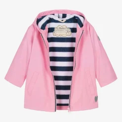 Little Blue House by Hatley Coats & Jackets*Girls Pink Waterproof Raincoat