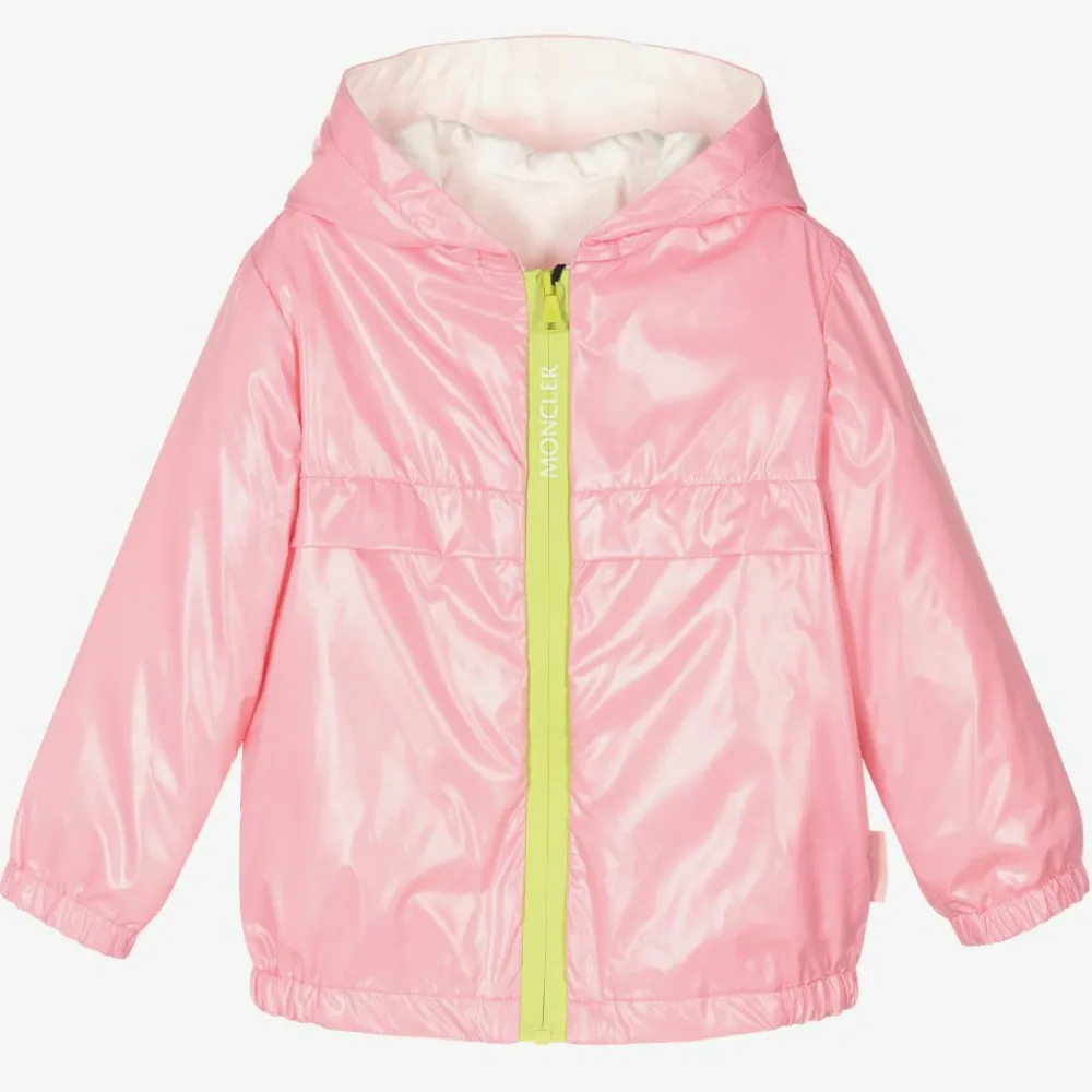Moncler Enfant Coats & Jackets*Girls Pink Windbreaker Jacket