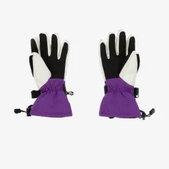Bonpoint Snowwear*Girls Purple & Green Padded Ski Gloves