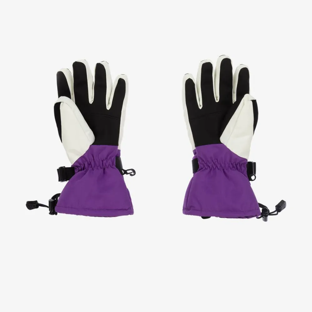 Bonpoint Snowwear*Girls Purple & Green Padded Ski Gloves