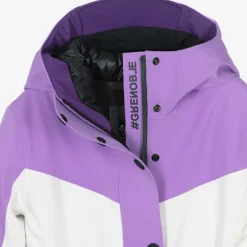 Moncler Enfant Snowwear*Girls Purple & White Corserey Ski Jacket