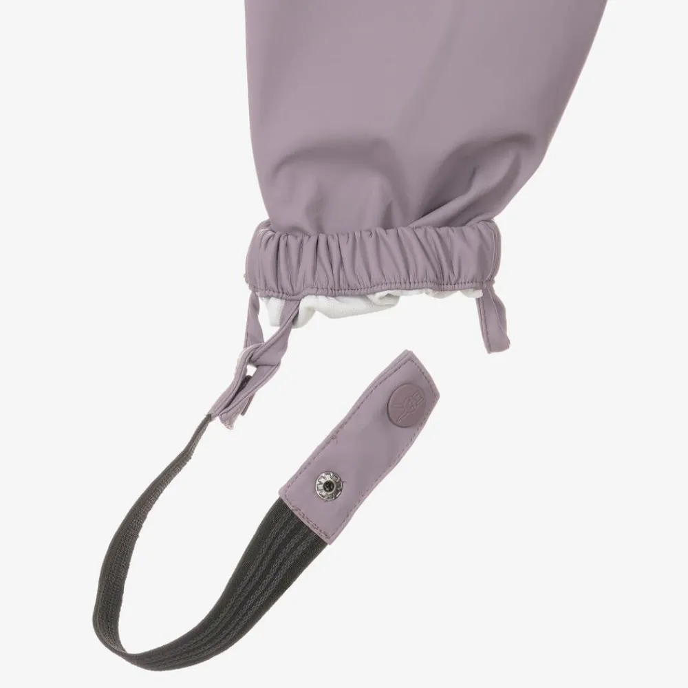 Roarsome Coats & Jackets*Girls Purple Hop The Bunny Rainsuit Grey