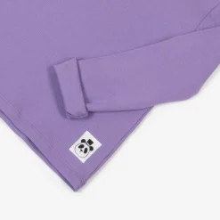 Mini Rodini Tops*Girls Purple Organic Cotton Ribbed Top