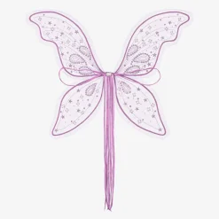 Tutu du Monde Costumes*Girls Purple Sequin & Tulle Fairy Wings
