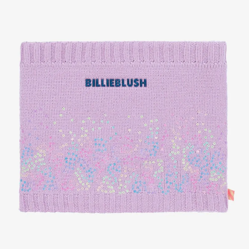 Billieblush Scarves*Girls Purple Sequin Snood