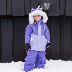 Roarsome Snowwear*Girls Purple Sparkle The Unicorn  Ski Jacket