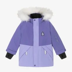 Roarsome Snowwear*Girls Purple Sparkle The Unicorn  Ski Jacket