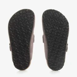 Birkenstock Sandals|Sandals*Girls Purple Suede Leather Clog Sandals