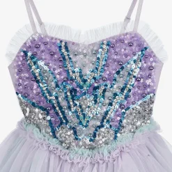 Tutu du Monde Costumes*Girls Purple Super Hero Sequin Dress