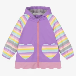 Playshoes Coats & Jackets|Coats & Jackets*Girls Purple Unicorn Raincoat