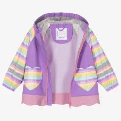 Playshoes Coats & Jackets|Coats & Jackets*Girls Purple Unicorn Raincoat