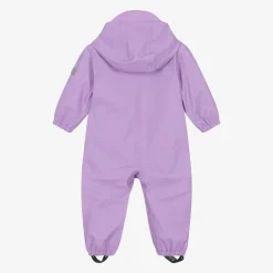 Little Blue House by Hatley Coats & Jackets*Girls Purple Waterproof Rainsuit