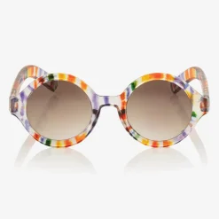 Molo Clothing Accessories*Girls Rainbow Stripe Sunglasses (UVA/UVB) Watercolour