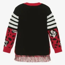 Everything Must Change Tops*Girls Red Cotton & Wool Knit Cardigan