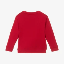 NAME IT Tops*Girls Red Cotton Festive Sweatshirt