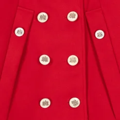 Romano Coats & Jackets*Girls Red Felted Cape