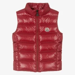 Moncler Enfant Coats & Jackets*Girls Red Ghany Down Padded Gilet