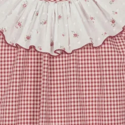 Paloma de la O Dresses*Girls Red Gingham Check Cotton Dress