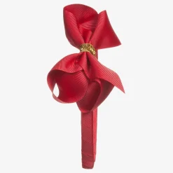 Milledeux Hair Accessories*Girls Red Hairband & Hairclip Set